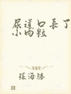 尿道口长了一颗小肉粒