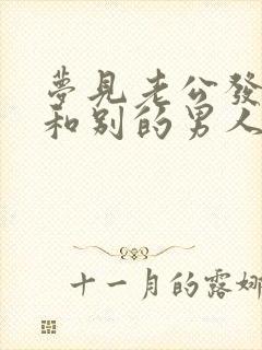 梦见老公发现我和别的男人在一起