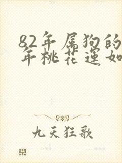 82年属狗的今年桃花运如何