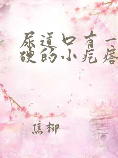 尿道口有一排硬硬的小疙瘩