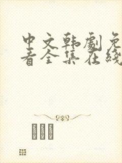 中文韩剧免费观看全集在线观看天才