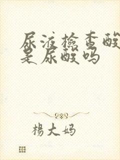 尿液检查酸碱度是尿酸吗