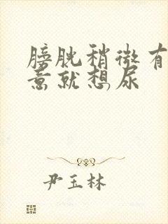 膀胱稍微有点尿意就想尿