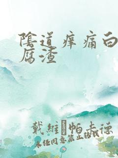 阴道痒痛白带豆腐渣