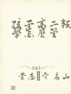 孩子高二叛逆厌学怎么管