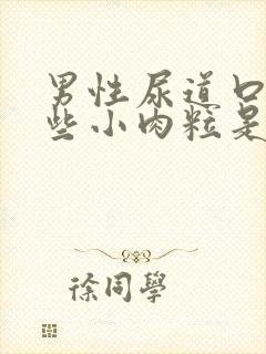 男性尿道口长一些小肉粒是怎么回事啊已