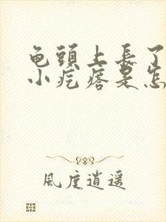 龟头上长了一个小疙瘩是怎么回事