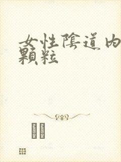 女性阴道内有肉颗粒