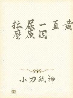 拉尿一直黄是什么原因