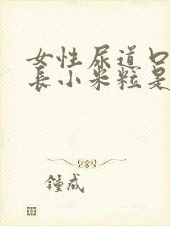 女性尿道口内侧长小米粒是怎么回事