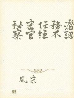 秘密任务潜入检察官绝不认输