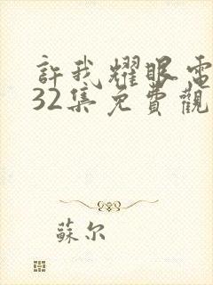 许我耀眼电视剧32集免费观看