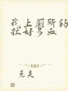 我上厕所的时候拉好多血