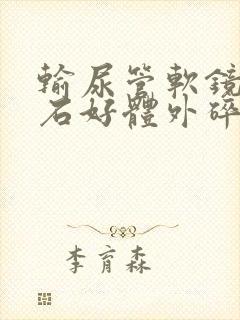 输尿管软镜取结石好体外碎石