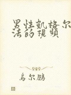 男性凯格尔锻炼法的视频