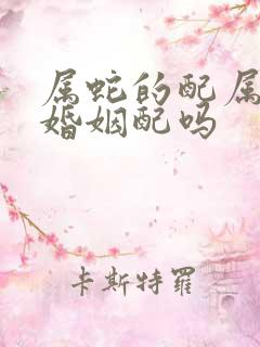 属蛇的配属蛇的婚姻配吗