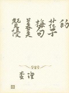 赞美梅花的简短优美句子