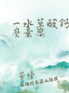 一水草酸钙是什么意思