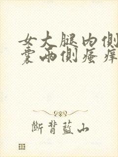 女大腿内侧与阴囊两侧瘙痒潮湿发黑