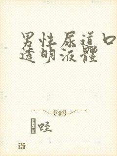 男性尿道口分泌透明液体