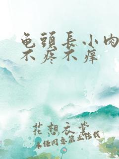 龟头长小肉疙瘩不疼不痒