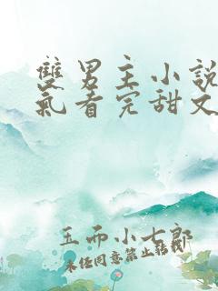 双男主小说一口气看完甜文