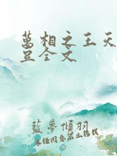 万相之王天蚕土豆全文