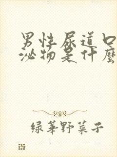 男性尿道口有分泌物是什么