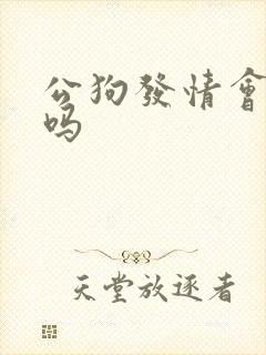 公狗发情会乱尿吗