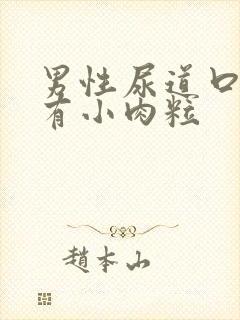 男性尿道口红肿有小肉粒