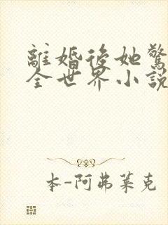 离婚后她惊艳了全世界小说在线阅读