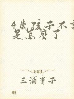 4岁孩子不说话是怎么了