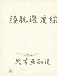 膀胱过度综合征