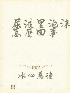 尿液里泡沫多是怎么回事