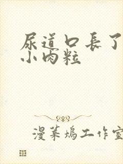 尿道口长了一排小肉粒