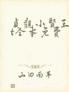 贞观小贤王txt全本免费