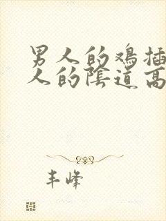 男人的鸡插入女人的阴道高清视频