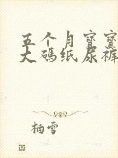 五个月宝宝用多大码纸尿裤