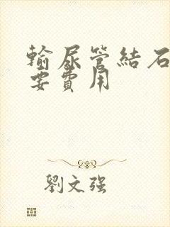 输尿管结石碎石要费用