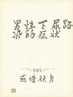 男性下尿路有感染的症状