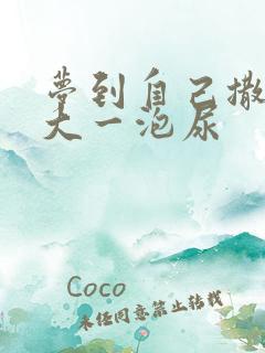 梦到自己撒了好大一泡尿