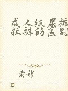 成人纸尿裤和拉拉裤的区别