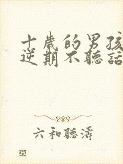 十岁的男孩子叛逆期不听话怎么办