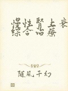 慢性肾上衰竭的综合治疗