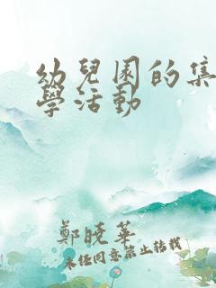 幼儿园的集体教学活动