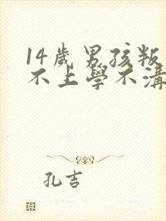 14岁男孩叛逆不上学不沟通