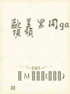 欧美男同gay视频