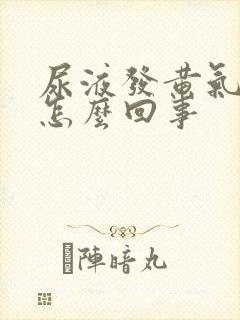 尿液发黄气味大怎么回事