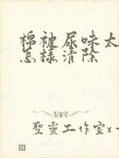 棉被尿味太重了怎样清除