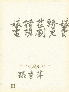 嫁错花轿嫁对郎电视剧免费观看